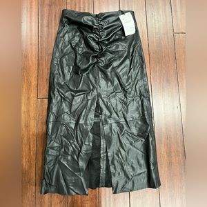 Faux Leather skirt